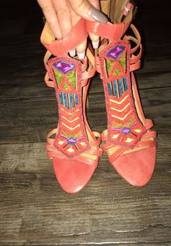 Burnt orange heels, Really beautiful!