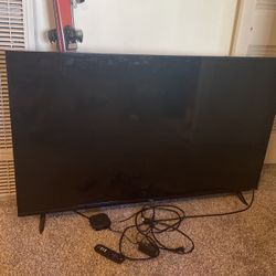 50’ TCL Smart TV W RoKu And Remote Barely Used