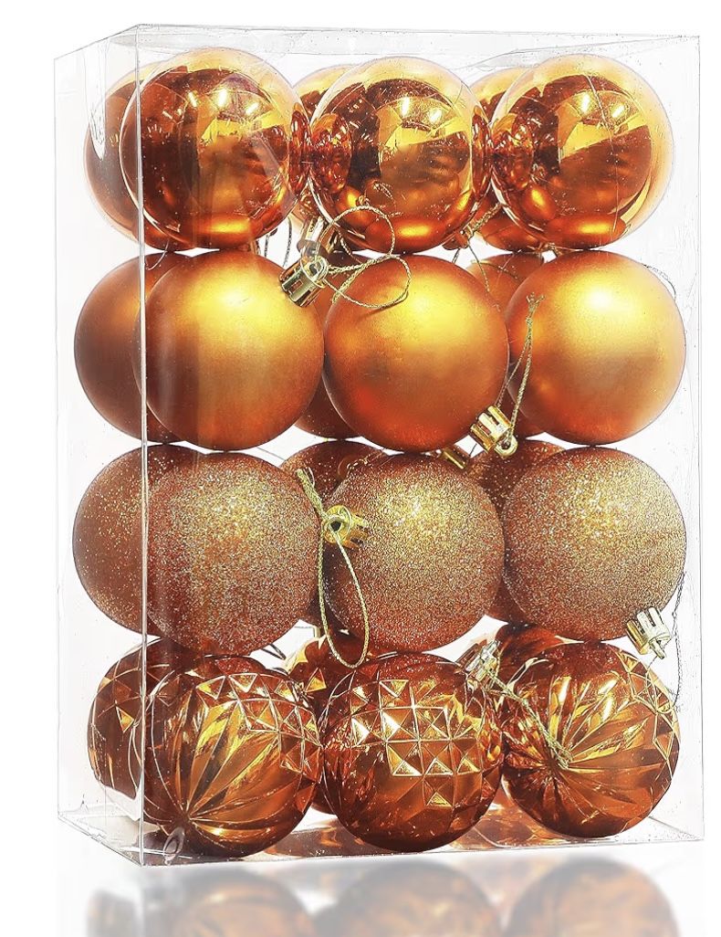 Orange 2.36” Ornaments