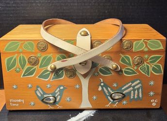 Vintage Enid Collins Money Tree Box Purse