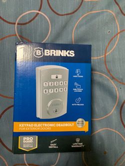 Brinks  keypad electric deadbolt