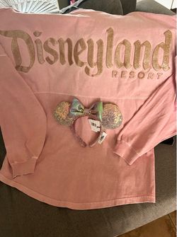 Disney Jersey & Minnie Ears Set