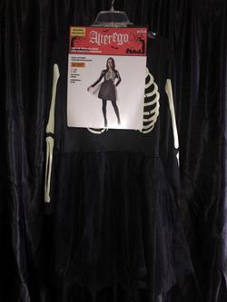 Women skeleton dress Halloween costume