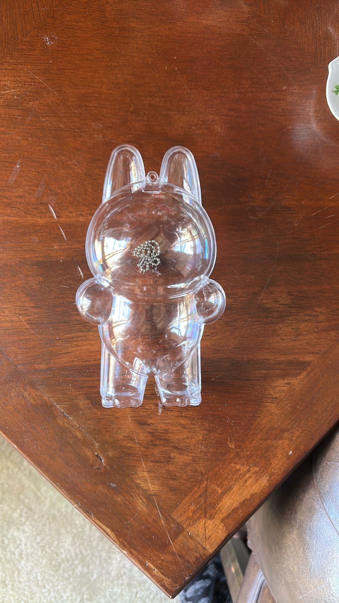 Labubu clear case standing