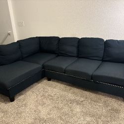 Navy Blue Couch 