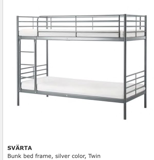 Ikea SvÄrta Bunk Bed W Pull Out Mattresses For In Ikea SvÄrta Bunk Bed W Pull Out Mattresses