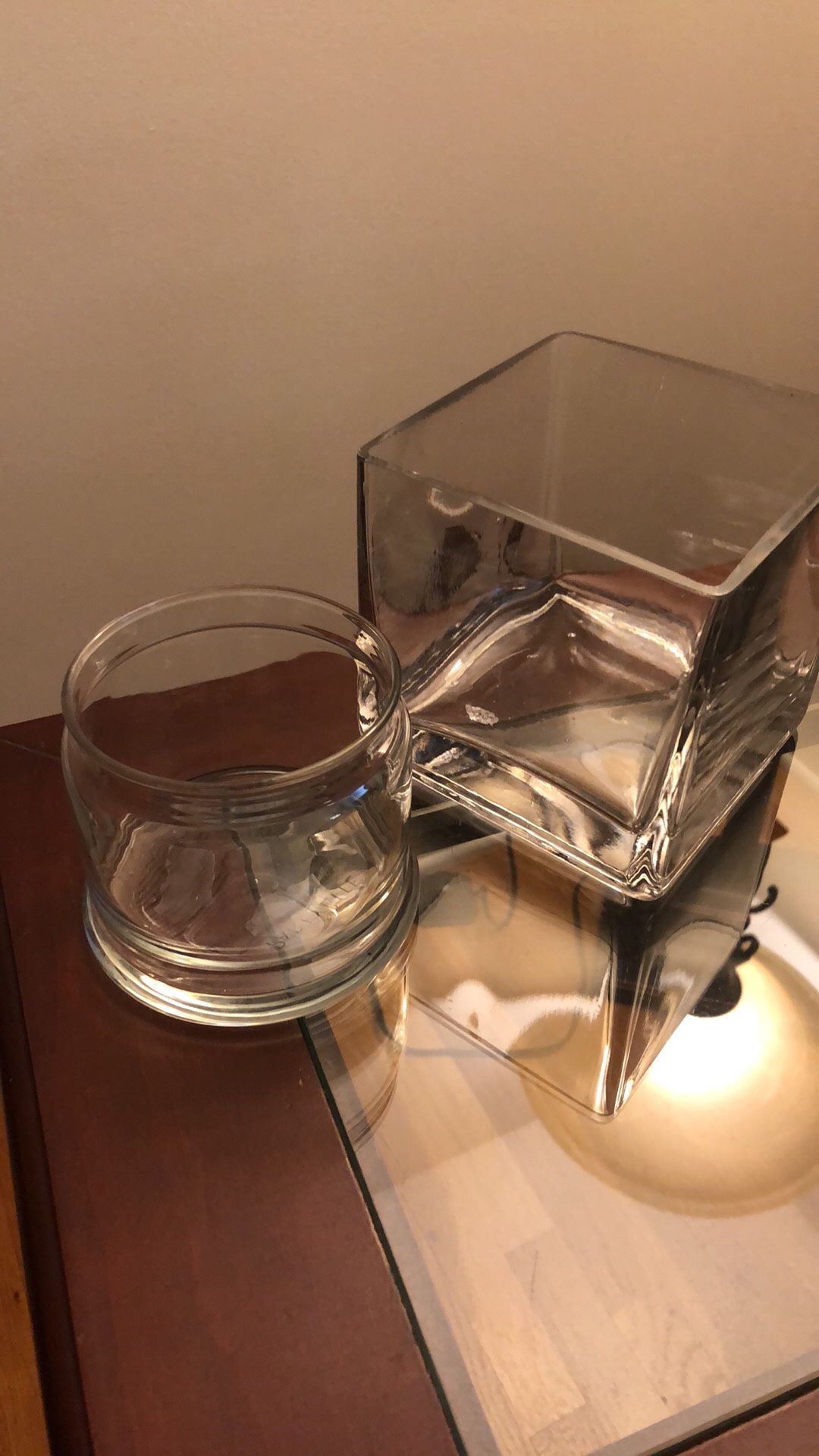 Various glass Vases