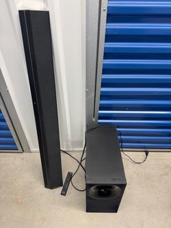 Sony sound bar & sub woofer