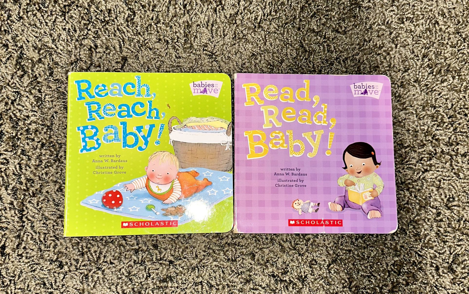 Baby Board Books - Reach, Reach Baby & Read, Read Baby