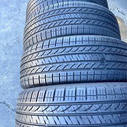 235/55r19 Yokohama Tires Con 80% De Vida Las 4 
