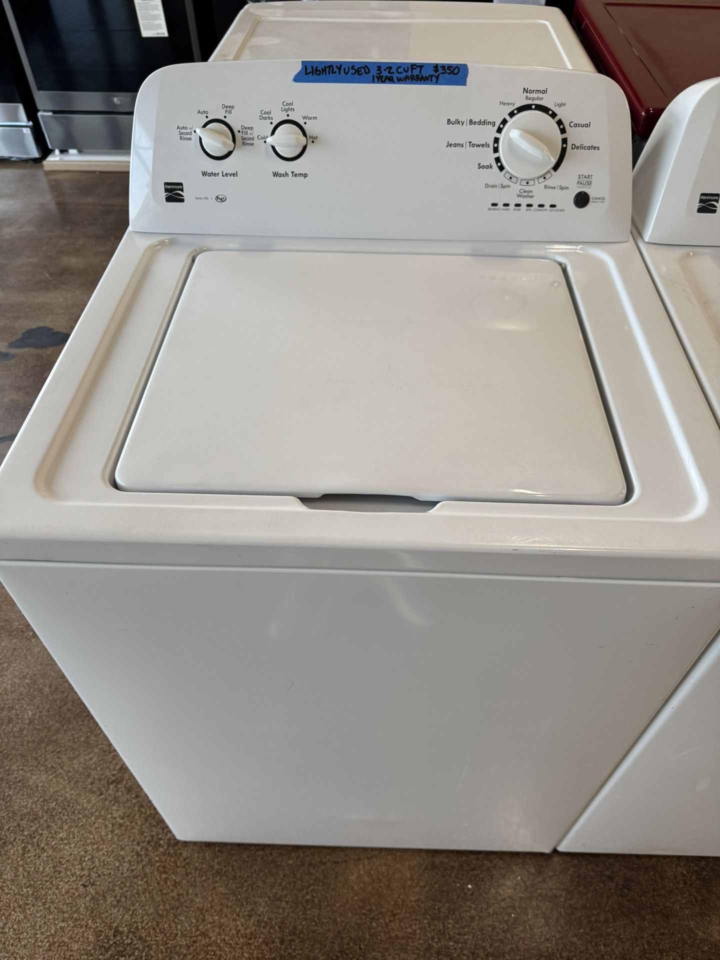 Lightly Used Washer With Warranty!