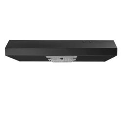 Vissani ARNO 30 inch Under Cabinet Range Hood w/Lighting, Black (30BLC19PRT)