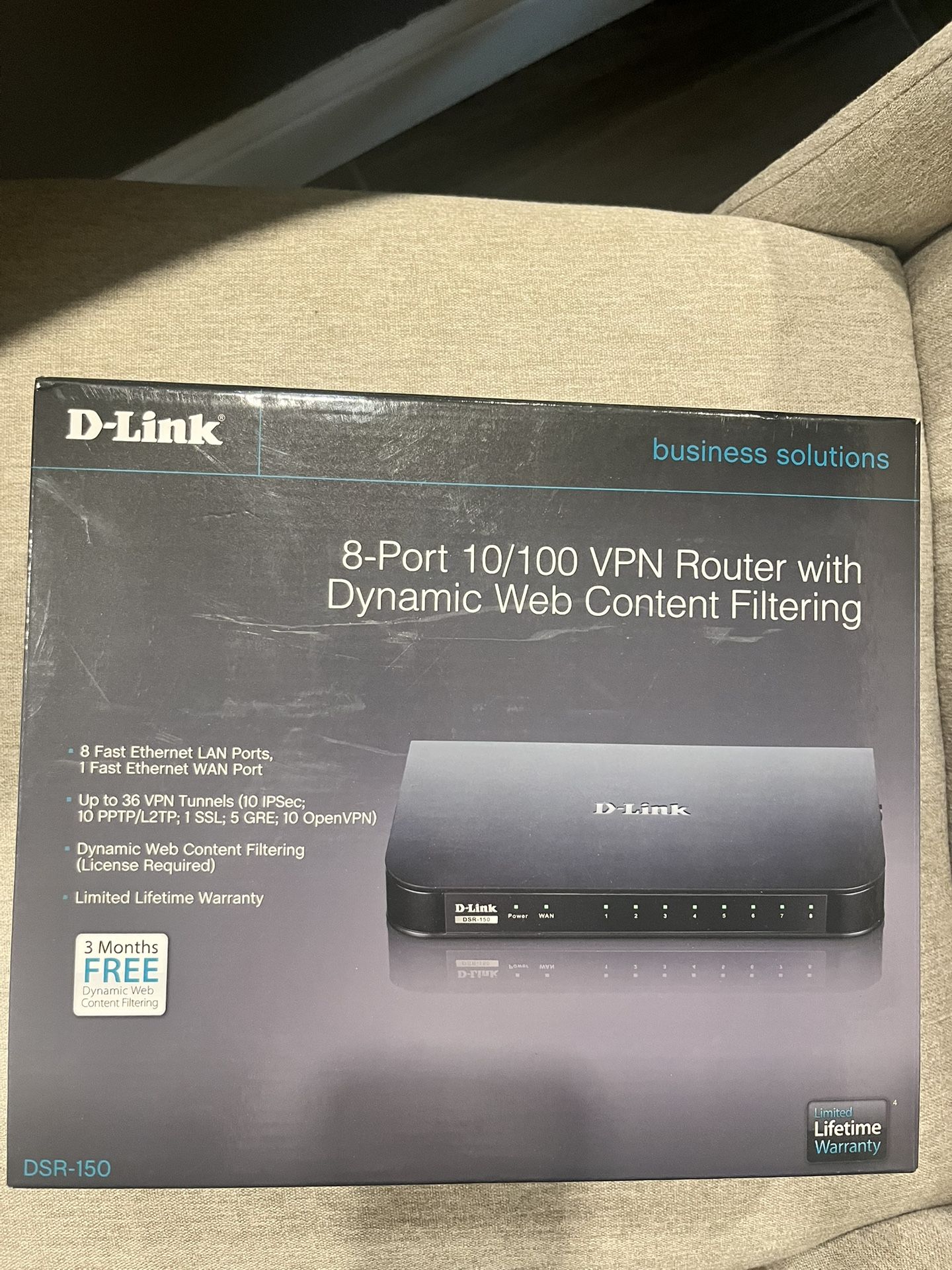 VPN router – D link