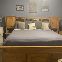 Large King Captains Bed 