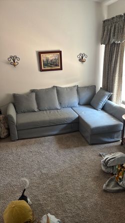 Pull Out Grey Couch