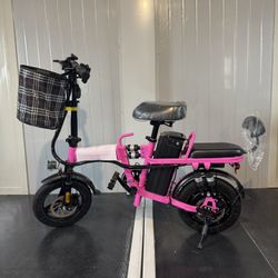 Folding electric bicycle
