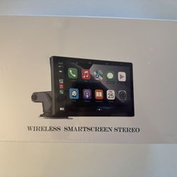 Portable Apple Carplay Screen For Car, 9" Wireless Apple Carplay & Android Auto,4K Dash Cam,1080p Backup Camera DVR,Car Audio Receivers GPS Navigation
