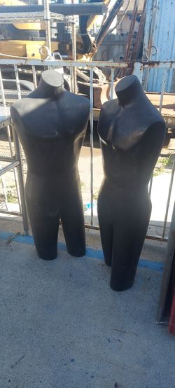 3 Male Mannequin Torsos