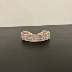 Light Pink Christian Dior J’adior Friendship Bracelet 