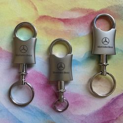 Mercedes-Benz Key Chain Stainless Steel Silver / $12 ea / 3 for sale