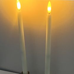 12 Pcs Flickering Flameless LED Taper Candles