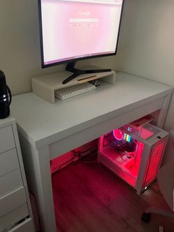 IKEA white desk