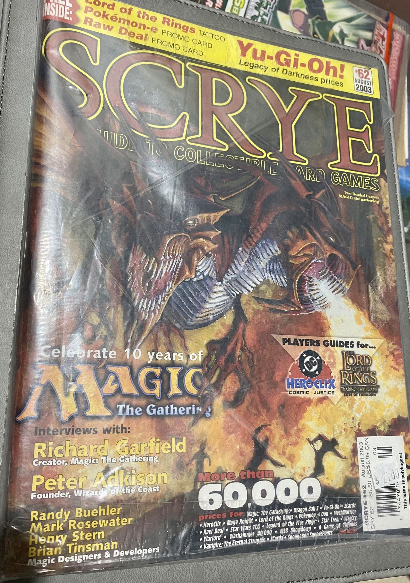 Scrye Magazine Sealed Pokemon Promo EX RARE SALE 