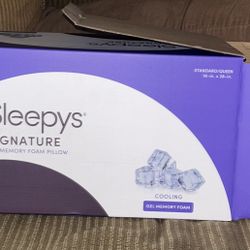 Like New Sleepys Gel Memory Foam Cooling Pillow 