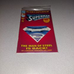1993 SUPERMAN THE MAN OF STEEL #22 COMIC BAGGED AND BOARDED 