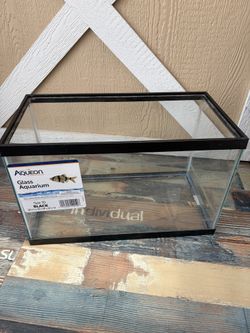 Aqueon All Glass Aquarium Tank, 10-Gallon, 20.25”L x 10.5”W x 13”H