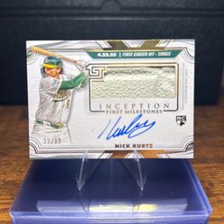 2025 Topps Inception Nick Kurtz RPA /99