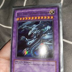 Blue-Eyes Ultimate Dragon JMP-EN005 Limited Edition Ultra Rare