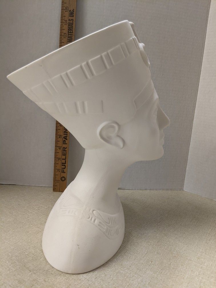 Egyptian Bust Ready To Paint Ceramic Bisque
