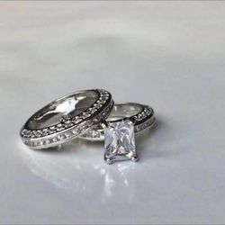 Gold Plated Ring Band Set Size 6 Women’s Jewelry 