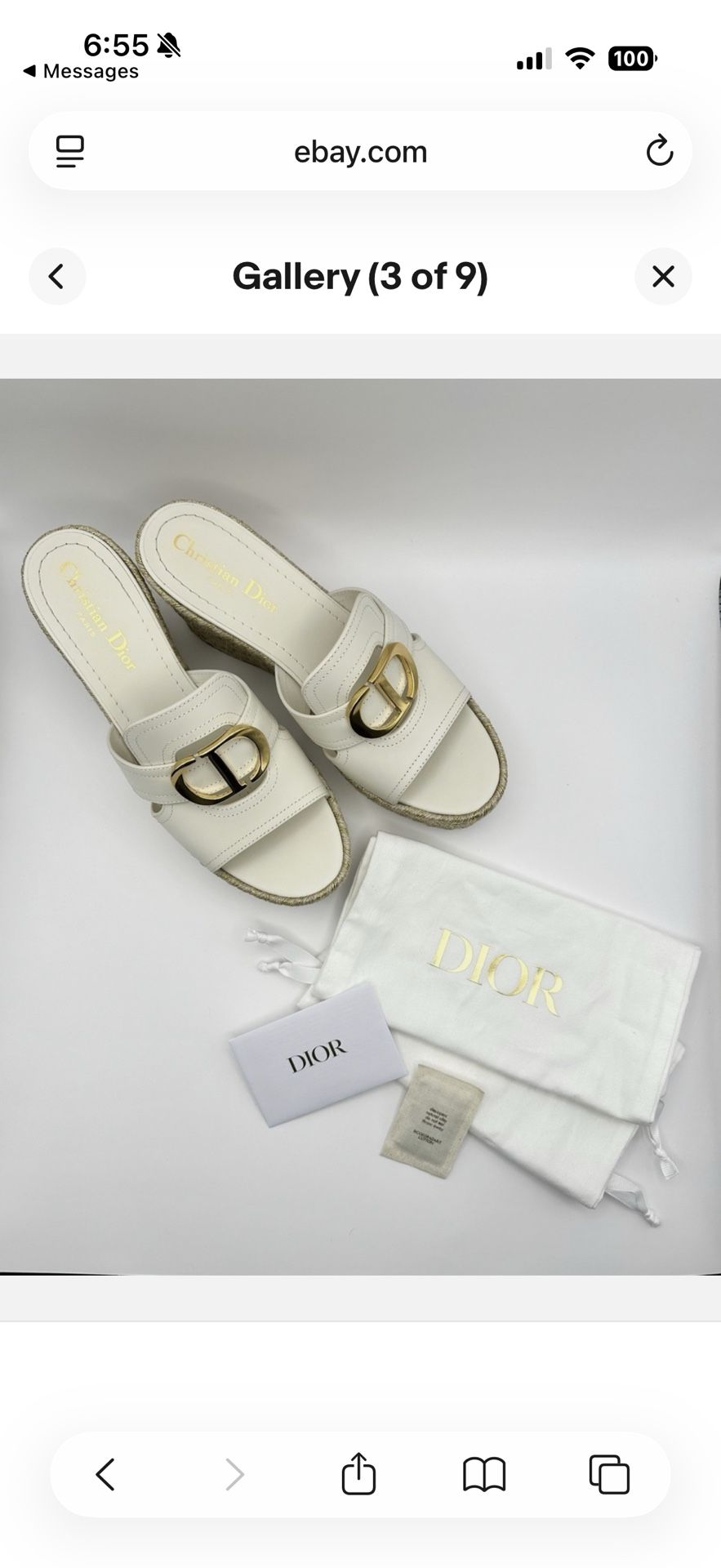 Christian Dior Wedges