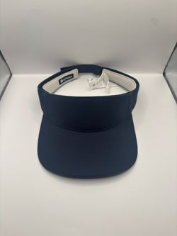 Lululemon/Omega Removable Sweatband All Sport Visor - Navy Blue - Size L/XL-NWT.
