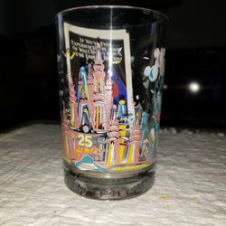 Disney 25th Anniversary Commerative McDonald's Glass