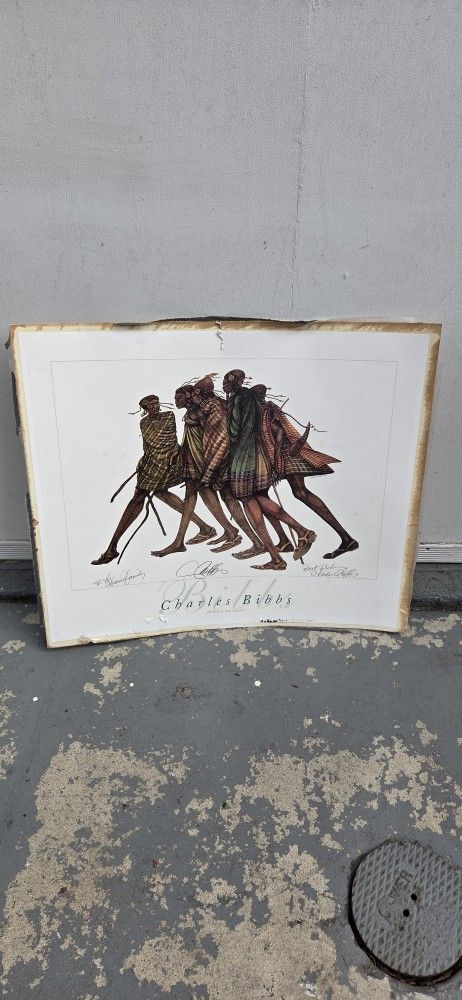 Herdsticks and Sandals – Signed Poster by Charles Bibbs (Personalized)