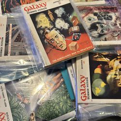 1950’s Vintage Galaxy Science Fiction Magazines Rare