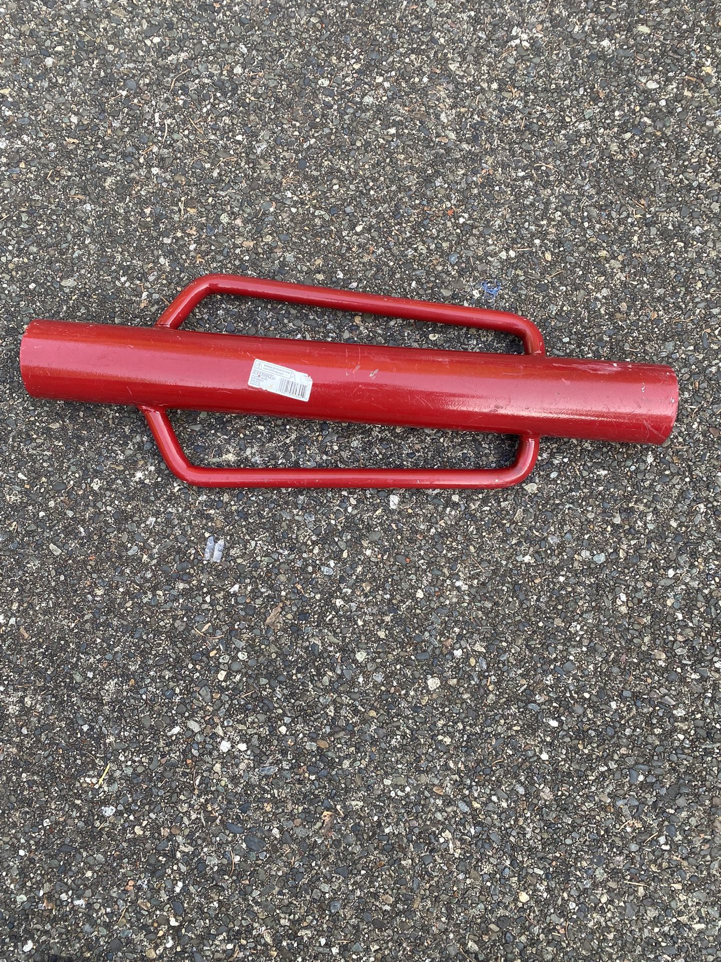 3 In X 9 In X 24 In Metal Fence Post Driver . In Excellent Condition