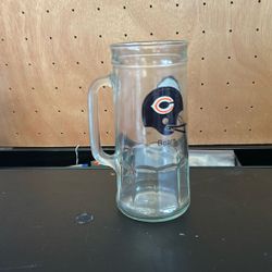 Chicago Bears Collectible Tall Glass 