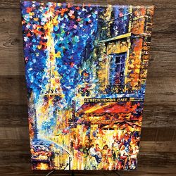 Recruitment Cafe(Paris) by Leonid Afremov