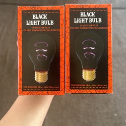 Black Light Light Bulb