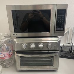 LG Microwave, Cuisinart Toaster Over, Keurig Coffee Maker 