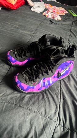 Size 11.5 Foamposite pro purple camo