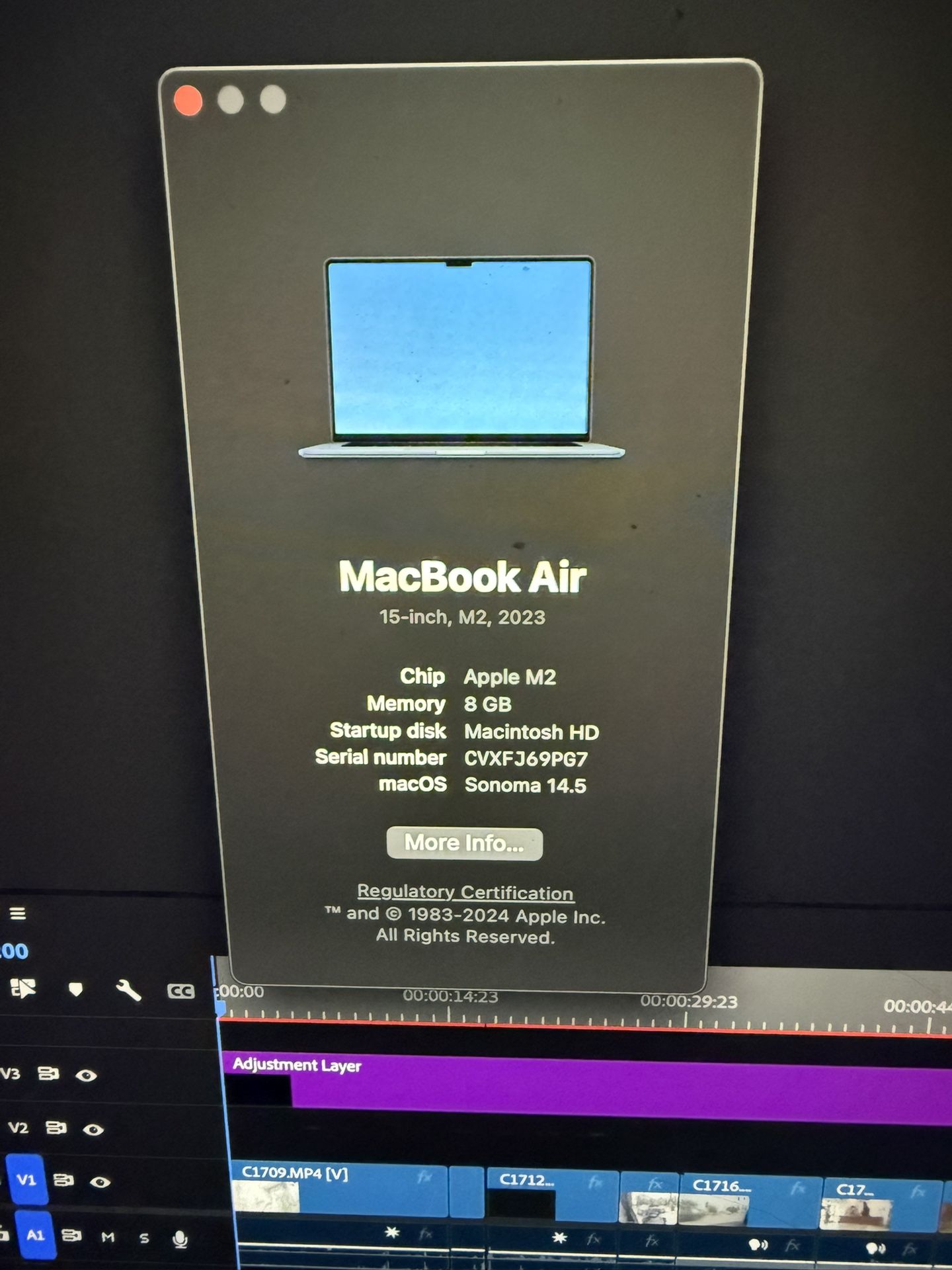 Mackbook Air 15.3inch 2023