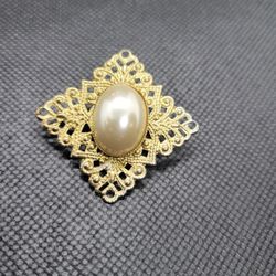 Diamond Shape Brooch