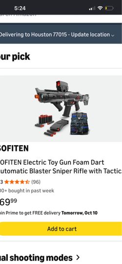 SOFITEN Electric Foam Dart Blaster Toy Gun Set