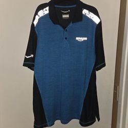 Amazon shirt men's large polo blue black