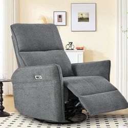 Power swivel glider recliner with USB. Brand new still in the box. $275 OBO.